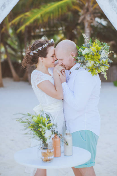 Wedding Planner Dominican Republic - Romantic Rustic Wedding at Privte Beach in Punta Cana